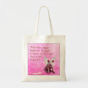 Bolsa Tote Piggy Acredita