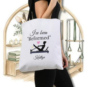 BOLSA TOTE PILATES EU FUI "REFORMADO" NOME DO REFORMADOR