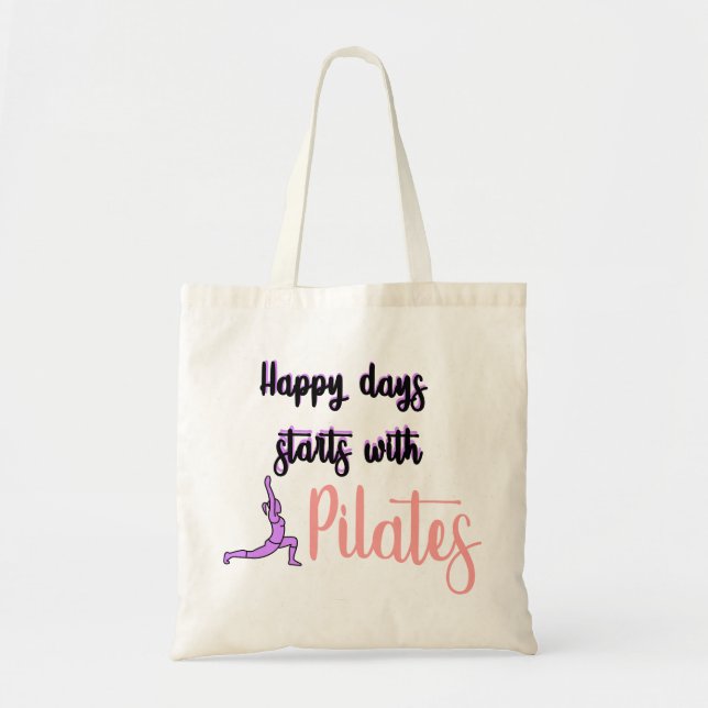 Bolsa Tote Pilates Lovers! (Frente)