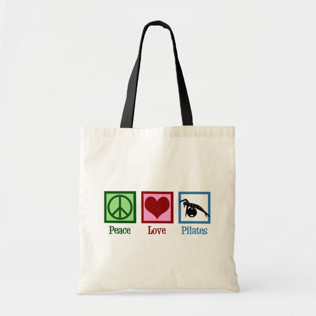 Bolsa Tote Pilatos de paz e amor (Frente)