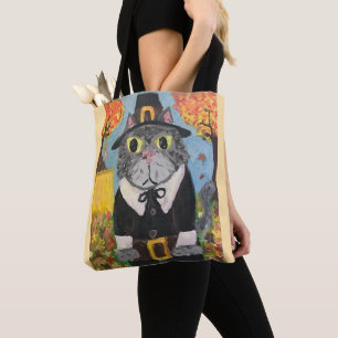 Bolsa Tote Pilgrim Folge Art Thankplaying Cats Double Side