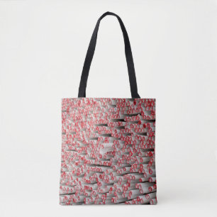Bolsa Tote Pilha de papéis laminados