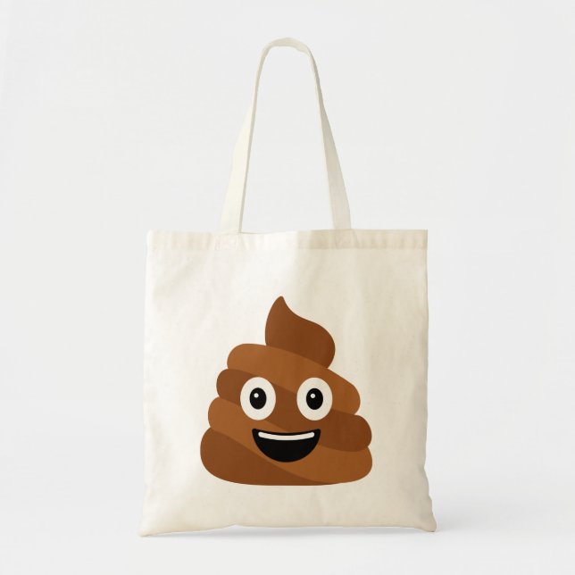 Bolsa Tote Pilha de Poo Emoji Mug (Frente)
