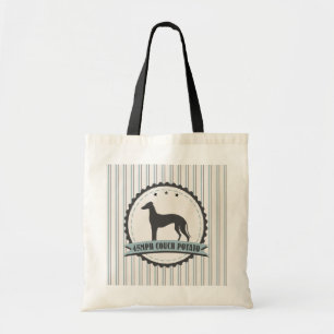 Bolsa Tote Piloto aposentado galgo cão preguiçoso de 45 mph