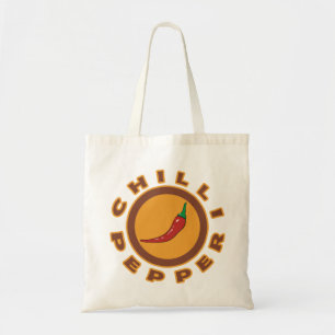 Bolsa Tote pimenta picante. tempero