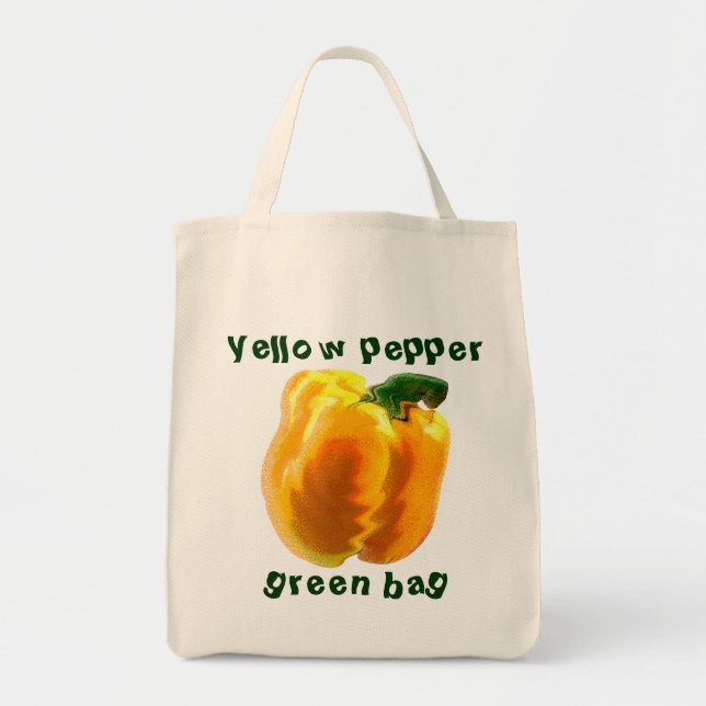 Bolsa Tote Pimentão Amarelo (Frente)