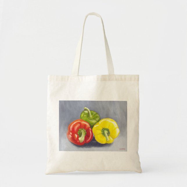 Bolsa Tote Pimentos de Bell - Personalizados (Frente)