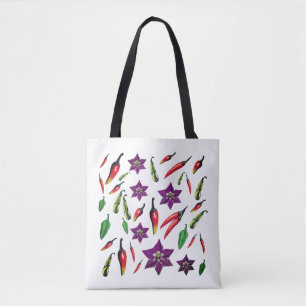 Bolsa Tote Pimentos de Chili Personalizados