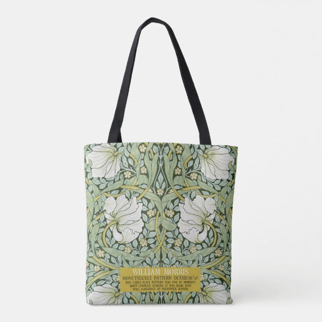 Bolsa Tote Pimpernel Design por William Morris (Verso)