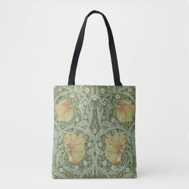 Bolsa Tote Pimpernel Pattern (por William Morris) (Frente)