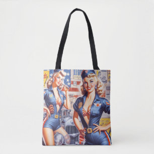 Bolsa Tote Pin-up Mecânico Retroativo