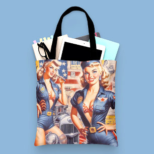 Bolsa Tote Pin-up Mecânico Retroativo
