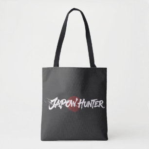 Bolsa Tote Pincel de Neve Arte - Caçador de Japow - Preto