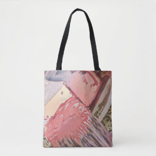 Bolsa Tote Pincel de pintura mostra abstrato art
