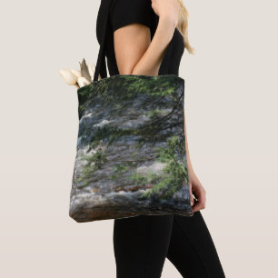 Bolsa Tote Pine Tree Rapids In Stream