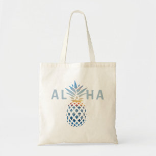 Bolsa Tote Pineapple Sunset e Blue Ocean Waves Aloha
