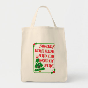 Bolsa Tote Pineiro Divertido Cheira Bem Slogan de Férias Dive