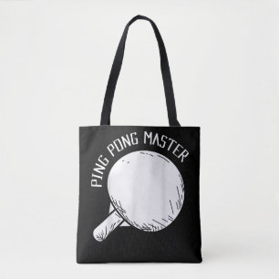 Bolsa Tote Ping Pong Master Funny Say Tênis