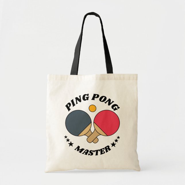 Bolsa Tote Ping Pong Master - Personalizado do Mesa Lover (Frente)