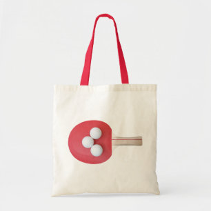 Bolsa Tote Ping Pong Paddle e Balls