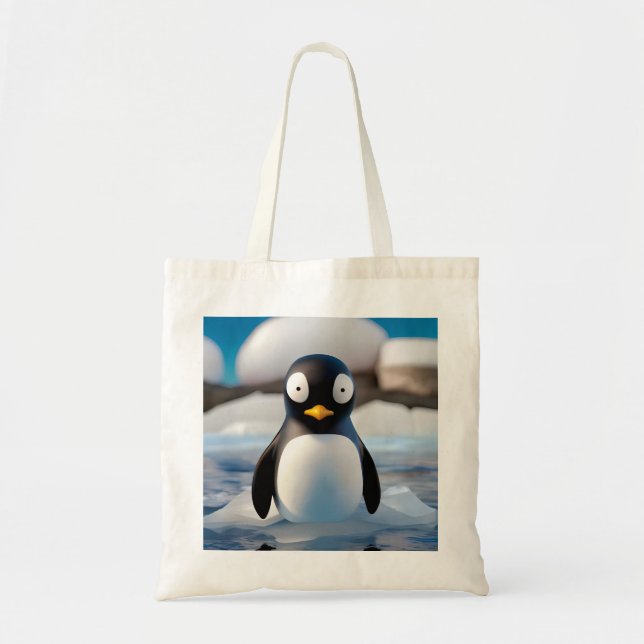 Bolsa Tote Pinguim (Frente)