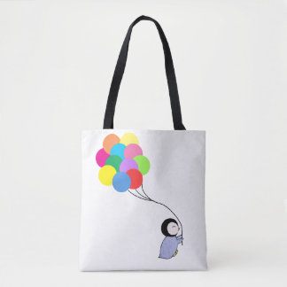 Bolsa Tote Pinguim bonito que guardara a sacola dos balões