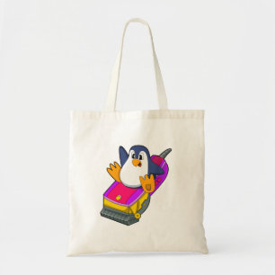 Bolsa Tote Pinguim como cabeleireiro com Razor