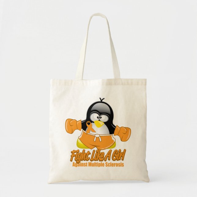 Bolsa Tote Pinguim de combate do MS (Frente)