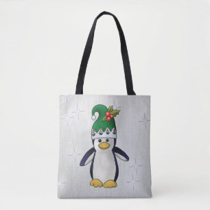 Bolsa Tote Pinguim de escoteira-mirim