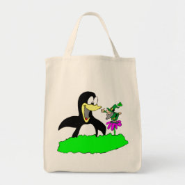 Bolsa Tote Pinguim e Leprechaun