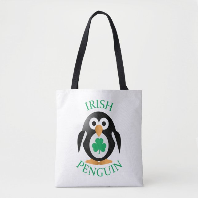 Bolsa Tote Pinguim irlandês (Frente)