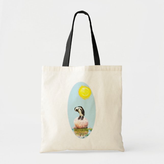 Bolsa Tote Pinguim Nápoles no Sol (Frente)
