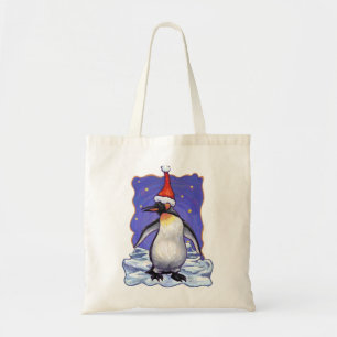 Bolsa Tote Pinguim Natal