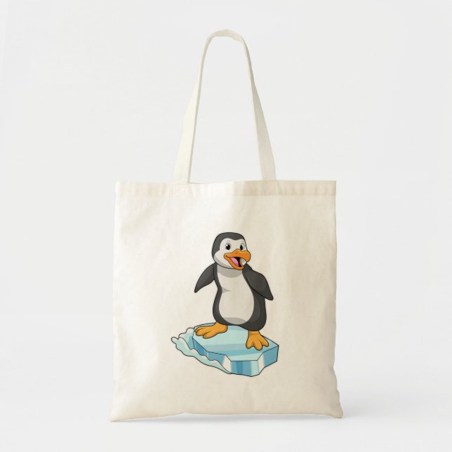 Bolsa Tote Pinguim no gelo (Frente)