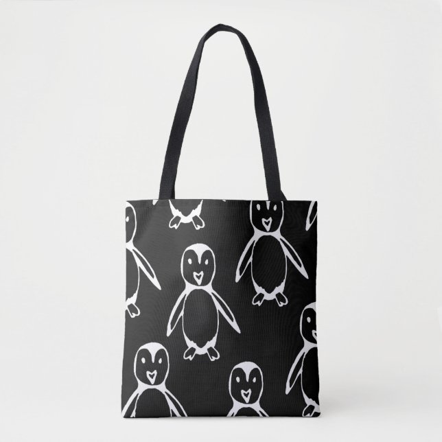 Bolsa Tote Pinguim pequeno (Frente)