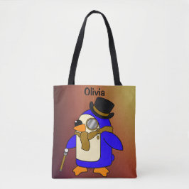 Bolsa Tote Pinguim-pintado-branco