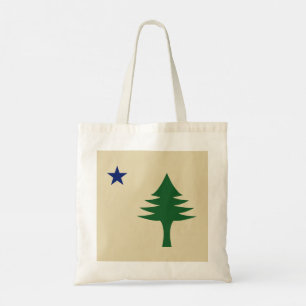 Bolsa Tote Pinheiro e estrelado de 1901 do Estado do Maine