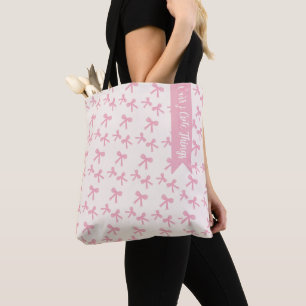 Bolsa Tote Pink Bow Dreams