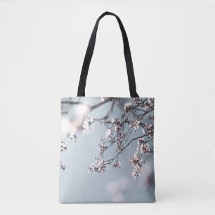 BOLSA TOTE PINK CHERRY BLOSSOM EM FECHAR FOTOGRAFIA