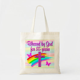 BOLSA TOTE PINK CROSS E RAINBOW 85º ANIVERSÁRIO TOTE BAG