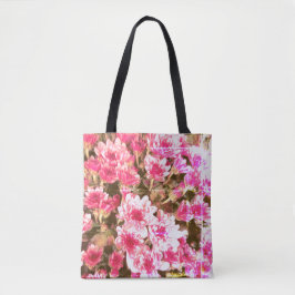 Bolsa Tote Pink Floral Bloom Pattern – Soft Botanical Design