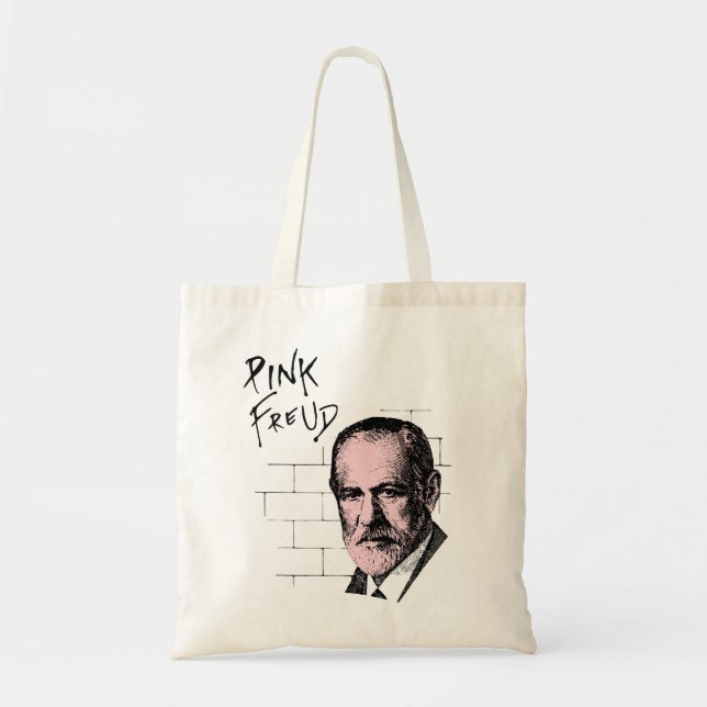 Bolsa Tote Pink Freud Sigmund Freud (Frente)