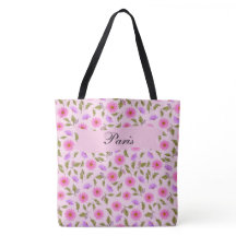Bolsa Tote Pink Lavender Lacy Daisy