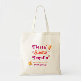Bolsa Tote Pink & Orange Sunset Tequila & Tulum Bachelorette