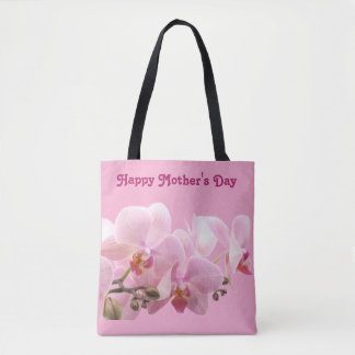 Bolsa Tote Pink Orchids “Happy Mother’s Day”-