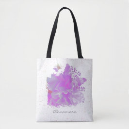 Bolsa Tote *~* Pink Peony Painting Art Butterfly Baby AR3