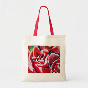 Bolsa Tote Pink Roses — pintura de aquarela
