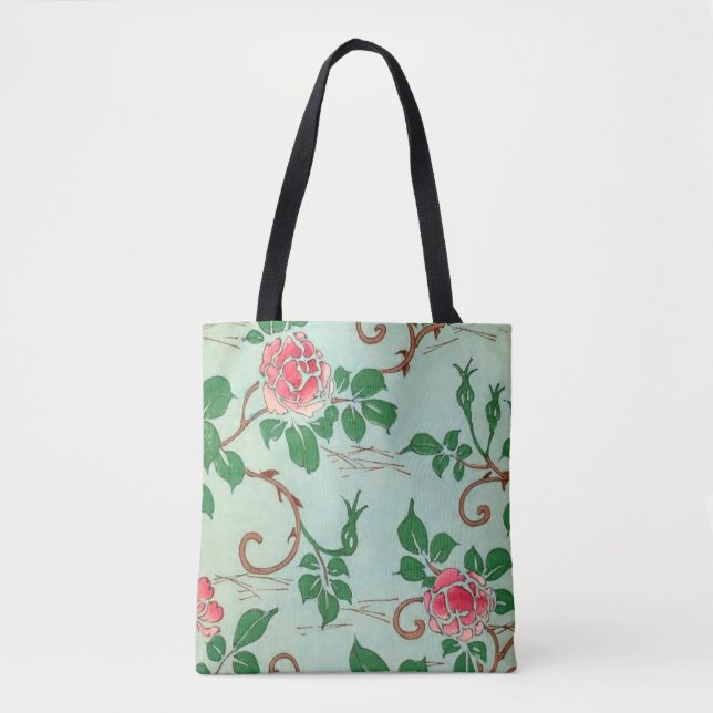 Bolsa Tote Pink roses - Shin Bijutsukai (Frente)