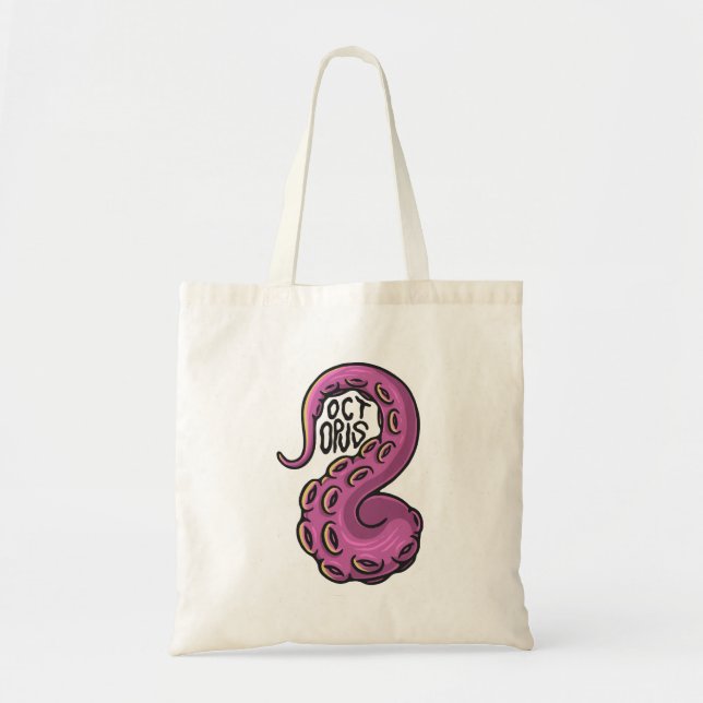 Bolsa Tote Pink Tentacle (Frente)