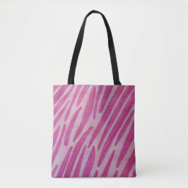 Bolsa Tote Pink zebra stripes